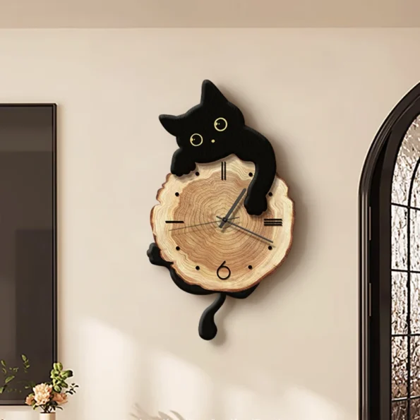 Kitchen Beautiful Large Wall Clock - Luxury Decorative Silent Swingable Clock - Image 5