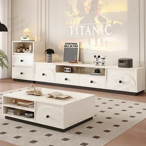 Corner Furniture TV Stands Modern Living Room Multifunction Home Floor Cabinet Comfortable Luxury Mesa Para TV Table Console JGY - Image 2