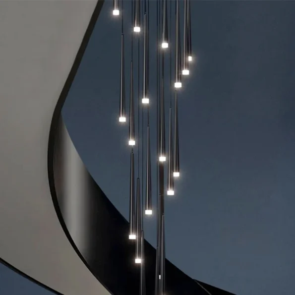 Modern Stair chandelier Pendant lights indoor lighting Ceiling lamp hanging light led Chandeliers for living room indoor lightin - Image 2