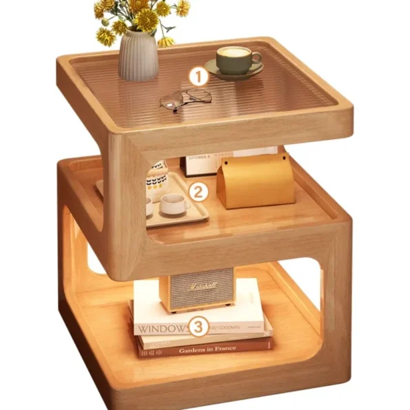 Desk Drawer Cabinets Living Room End Tables Storage Locker Cabinet Cute Table Small Nachttisch Night Nightstand Low Bed - Image 5