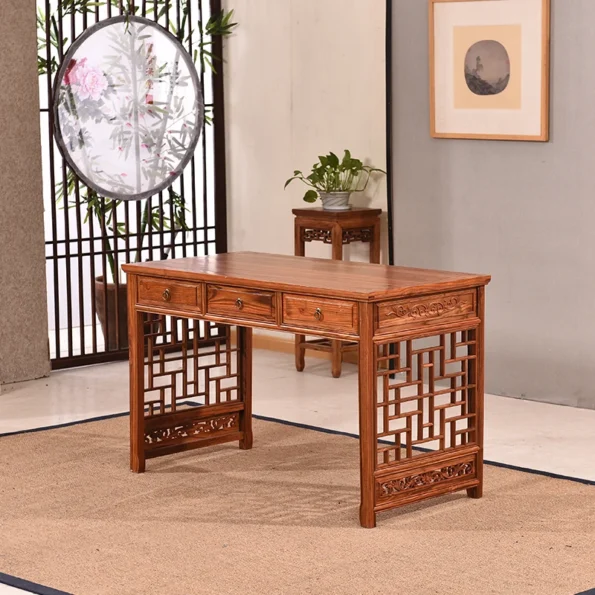 Drawer Simplicity Office Desks Simplicity Economic Computer Office Desks Solid Wood Chinese Style Escritorios Furniture QF50OD