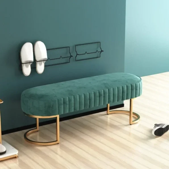 Light Luxury Nordic Long Bench: Stylish Rest Bench for Home and Commercial Spaces - Image 2