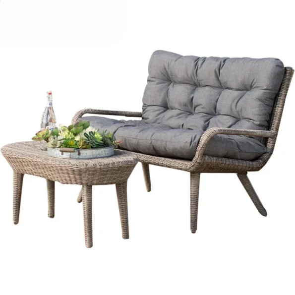 Balcony Patio Sofa 1 Person Lounge Garden Sofa Terrace Single Muebles Jardin Exterior Y Terraza Outdoor Garden Furniture - Image 2