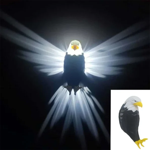 3D Wall Lamp Eagle Shape Projector Modern Creative Atmosphere Lamp Light 3D Print Body Animal Lighting Lustre Halloween Christma - Image 2