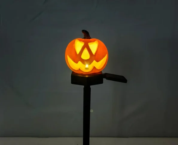 New Halloween Solar Outdoor Pumpkin Ghost Garden Lawn Light Decoration Waterproof Atmosphere Courtyard Floor Insert Light - Image 3