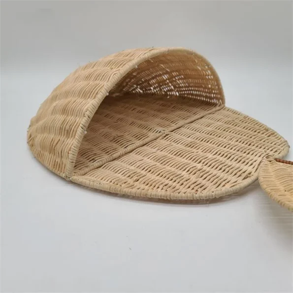 Handmade Rattan Apple Shaped Storage Basket - Image 5