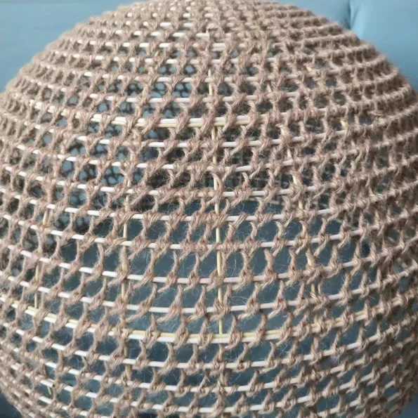 Vintage Hemp Rope Pendant Lights East Asian Style Handmade Rattan Lamp Restaurant Dining Room Kitchen Minimalist Light Fixtures - Image 2