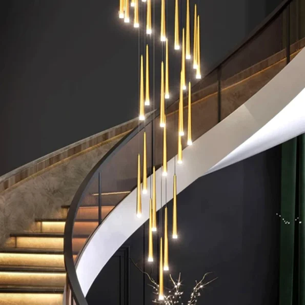 Modern Stair chandelier Pendant lights indoor lighting Ceiling lamp hanging light led Chandeliers for living room indoor lightin - Image 5
