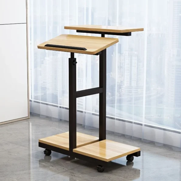 Standing Corner Computer Table Laptop Study Bedroom Removable Gaming Desk Height Adjustment Escritorios De Computadora Furniture - Image 5