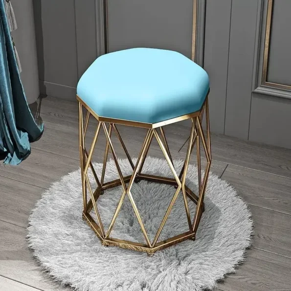 Modern Manicure Makeup Soft Chair Nordic Ins Dressing Stool Home Furniture Shoe Changing Stools Living Room Ottomans