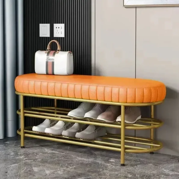 Shoes Stool at the Door of the House, Entrance Stool, Designer Cloakroom, Long Bench Bed End,Sofa Stool Against the Wall - Image 2