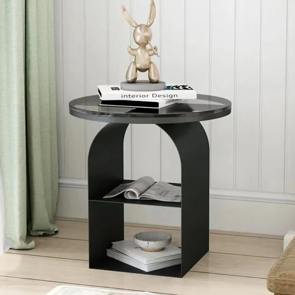 Bedside Storage Night Table: Nordic Minimalist Modern Nightstand - Image 2