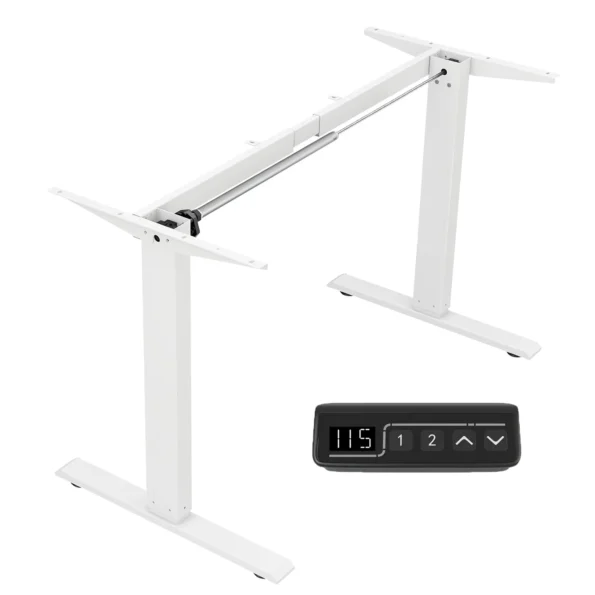 Electric height-adjustable desk frame Sitting, standing, and exercising table frame Height-adjustable standing desk legs - Image 2