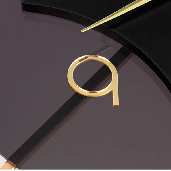 84x38cm 3D Wall Clock - Double-Layer Modern Design Nordic Hanging Clock - Image 5