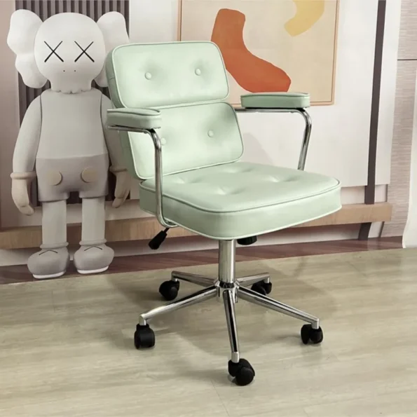 MOMO Ergonomic Computer Chair Home Backrest Comfortable Leisure Lift Office Chair Staff Student Dormitory Study Chair - Image 5