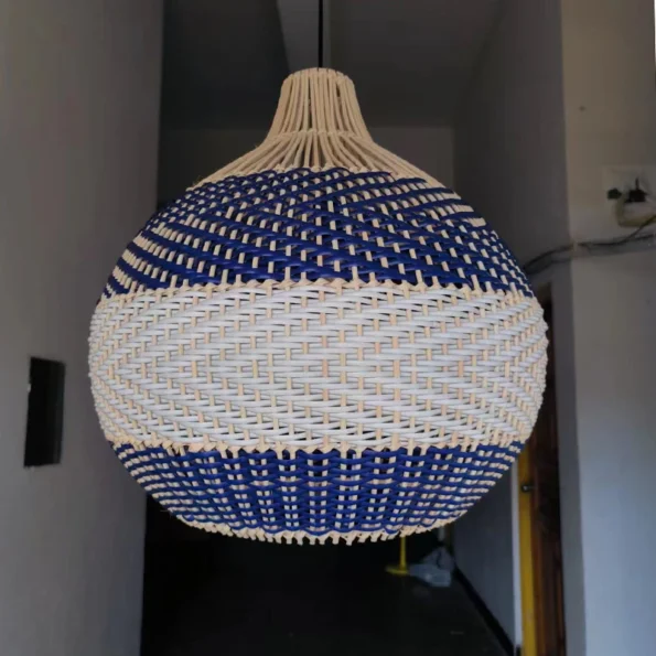 New Rattan Pendant Lights Creative Color Matching Rattan Lamp Chinese Style Luminaire for Dining Room Restaurant Suspension Lamp - Image 3
