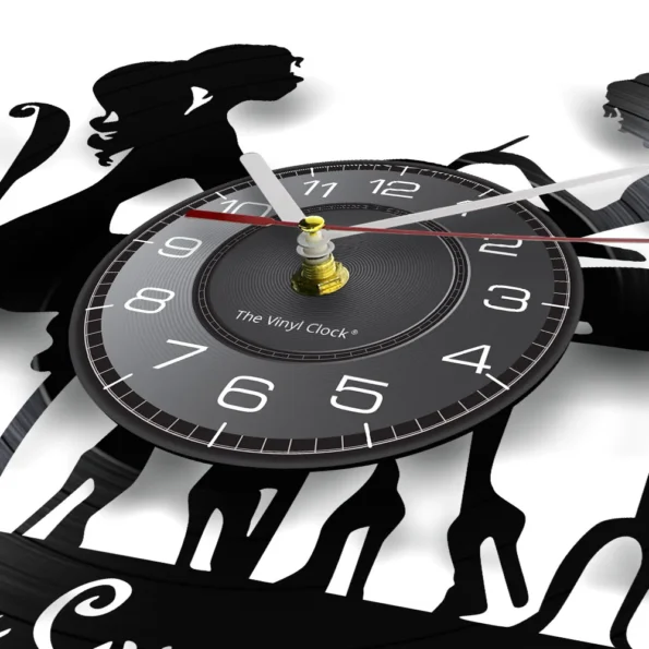 Custom Spa Salon Vinyl Record Wall Clock - Personalized Art Decor - Image 2