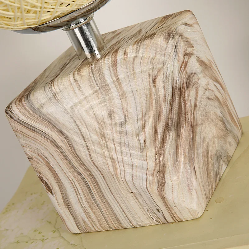 Bedroom Bedside Creative Warm And Dreamy LED Night Light Creative Personality Holiday Gift Starry Sky Rattan Ball Table Lamp - Image 4