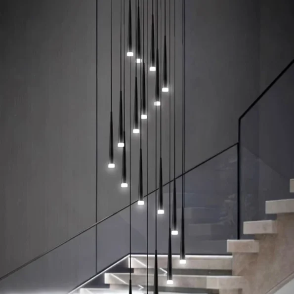 Modern Stair chandelier Pendant lights indoor lighting Ceiling lamp hanging light led Chandeliers for living room indoor lightin - Image 3