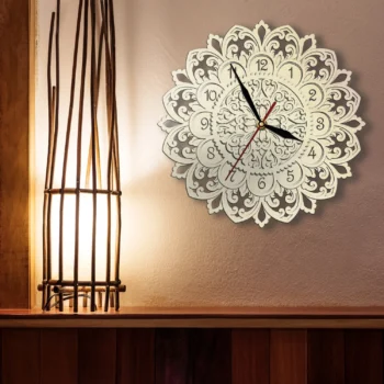 Glowforge Multilayer Mandala Wall Clock