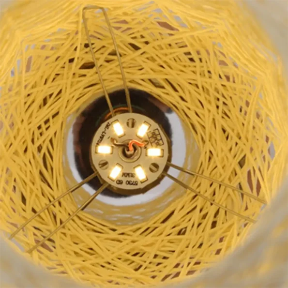 Decor Lighting Wooden Rattan Twine Led Night Light USB Plug Creative Bedside Lamp Romantic Minimalist Table Lamp Bedroom - Image 2