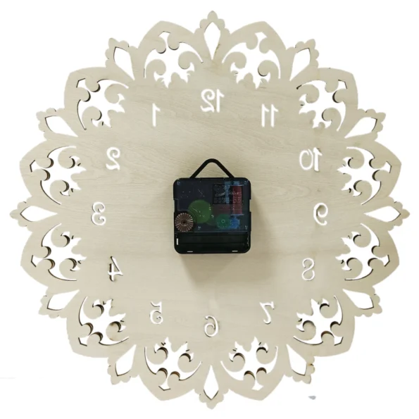 Glowforge Multilayer Mandala Wall Clock - Image 4