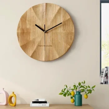 Wooden Aesthetic Wall Clock