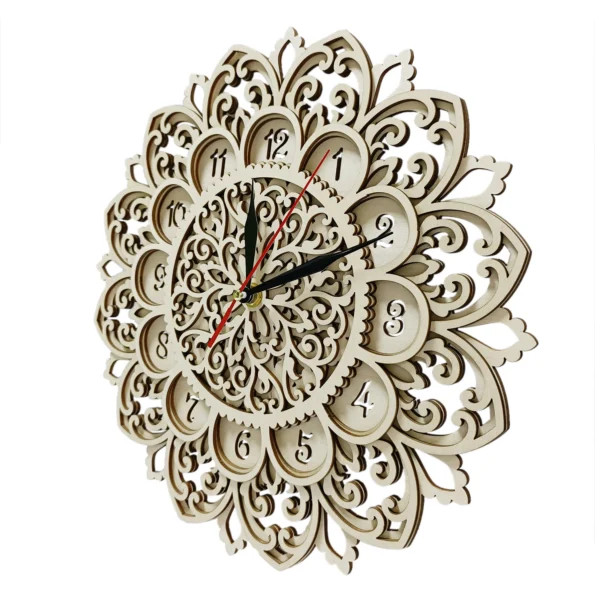 Glowforge Multilayer Mandala Wall Clock - Image 3