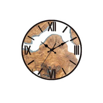 Acrylic Wood Grain Wall Clock