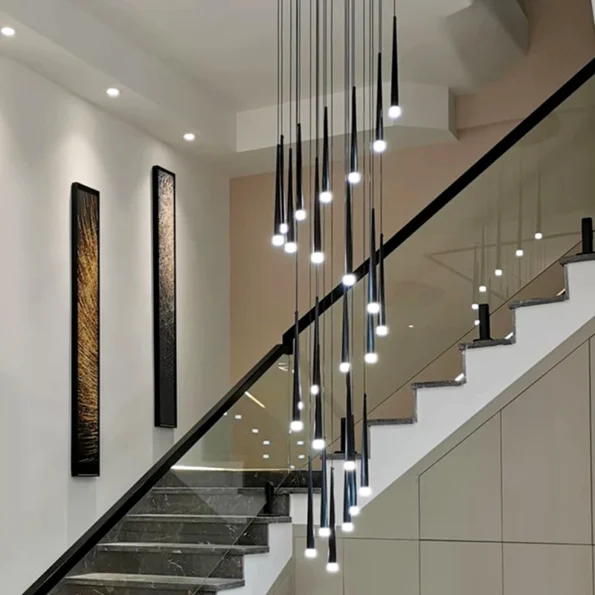 Modern Stair chandelier Pendant lights indoor lighting Ceiling lamp hanging light led Chandeliers for living room indoor lightin