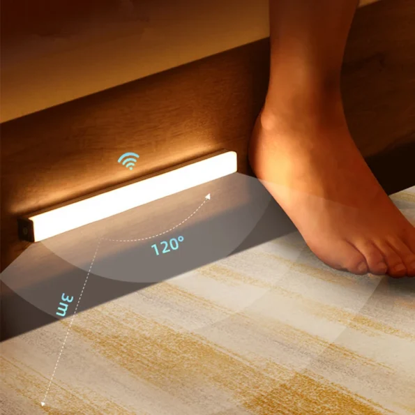 Wireless LED Night Light Motion Sensor Light Closet Night Lamp For Kitchen Bedroom Detector Light Cabinet Staircase Backlight - Image 3