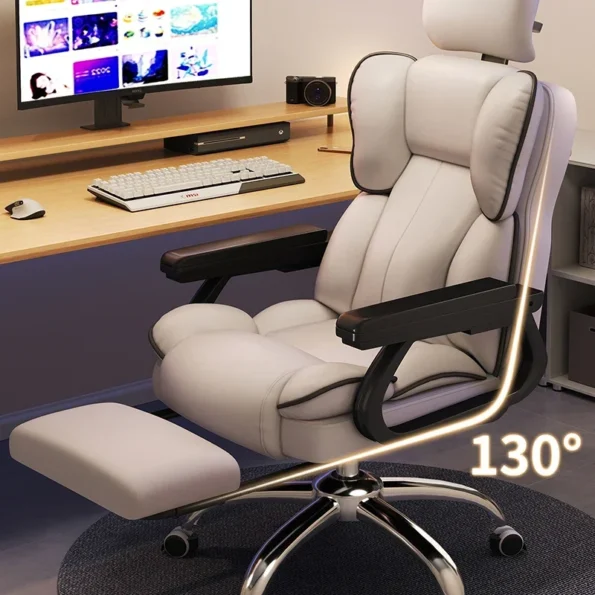 Comfortable Gamer Pc Vanity Game Bedroom Gamming Chair Office Height Swivel Meeting Adjustable Bureau Meuble Office furniture - Image 3