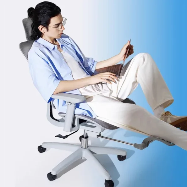 Writing Luxury Office Chair Furniture Computer Rotating Comfy Chaise Design Bed Gamer Pc Wheels Silla Escritiorio Armchair - Image 4