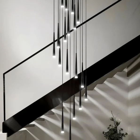 Modern Stair chandelier Pendant lights indoor lighting Ceiling lamp hanging light led Chandeliers for living room indoor lightin - Image 4