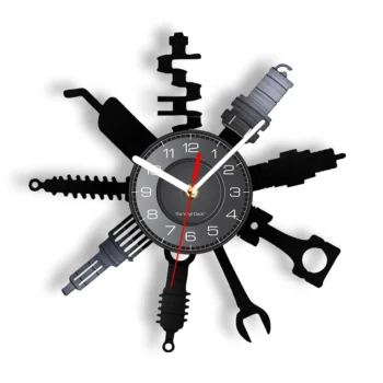 Auto Repair Shop Wall Clock