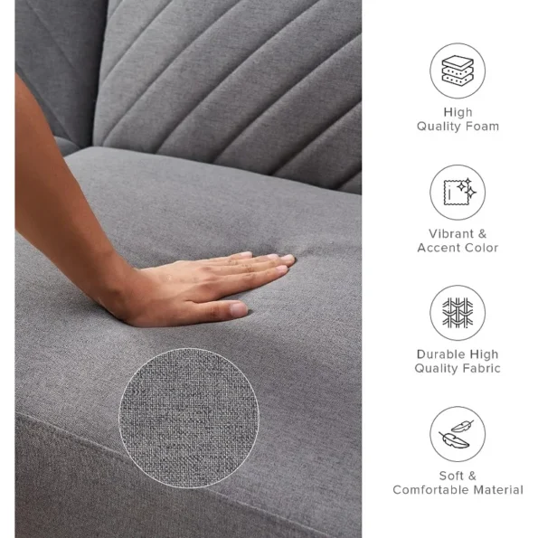 mopio Futon Sofa Bed, Couch, Small Sofa, Sleeper Sofa, Loveseat, Mid Century Modern Futon Couch, Sofa Cama, Couches - Image 5