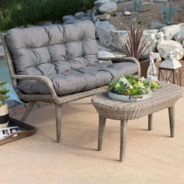 Balcony Patio Sofa 1 Person Lounge Garden Sofa Terrace Single Muebles Jardin Exterior Y Terraza Outdoor Garden Furniture - Image 5