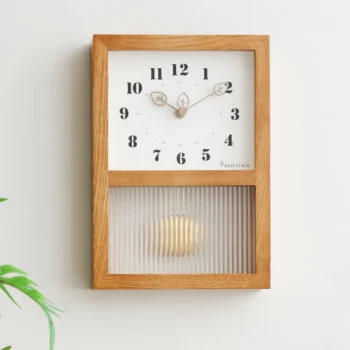 Japan Style Retro Swing Wall Clock