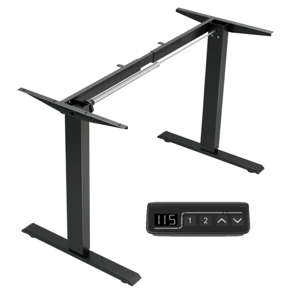 Electric height-adjustable desk frame Sitting, standing, and exercising table frame Height-adjustable standing desk legs - Image 4