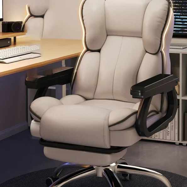 Comfortable Gamer Pc Vanity Game Bedroom Gamming Chair Office Height Swivel Meeting Adjustable Bureau Meuble Office furniture - Image 4