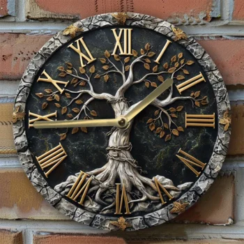 Tree of Life Silent Wall Clock