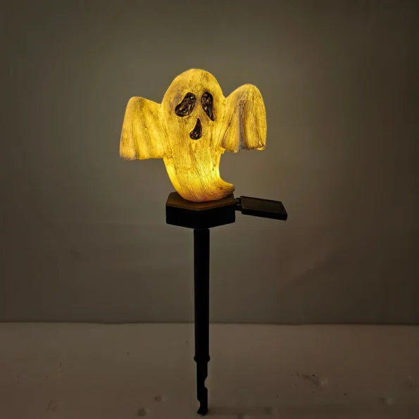 New Halloween Solar Outdoor Pumpkin Ghost Garden Lawn Light Decoration Waterproof Atmosphere Courtyard Floor Insert Light - Image 4