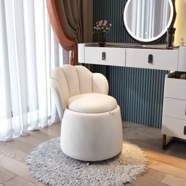 Household Nordic Simple Living Room Sofa Chair With Storage Space Roller Movable Back Chair Light Luxury Leisure Chair Furniture - Image 3