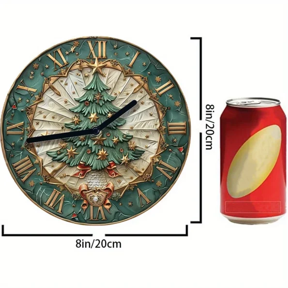 DIY Christmas Tree Wall Clock Kit - Image 4