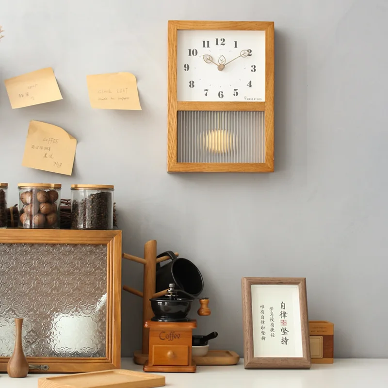 Japan Style Retro Swing Wall Clock - Image 3