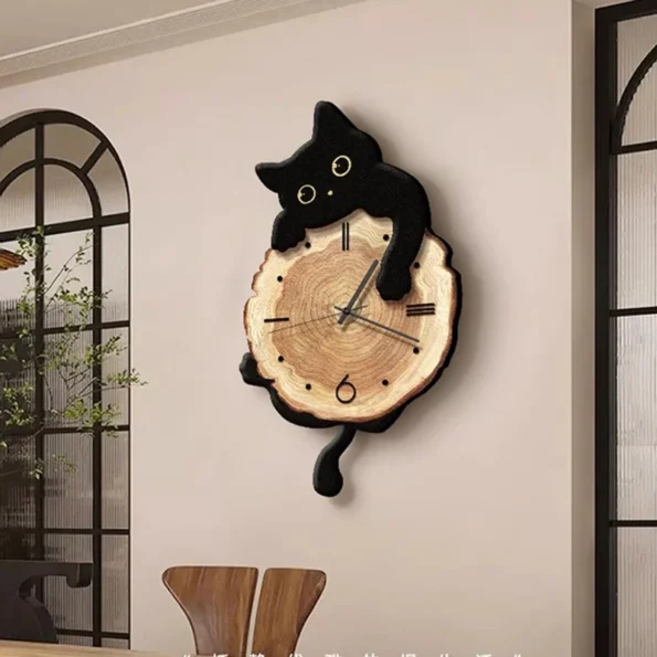 Kitchen Beautiful Large Wall Clock - Luxury Decorative Silent Swingable Clock - Image 2