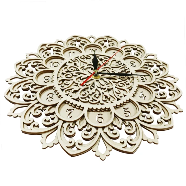 Glowforge Multilayer Mandala Wall Clock - Image 5