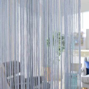 Solid Color Stripe Curtains