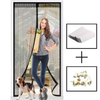 Magnetic Mesh Door Curtain,