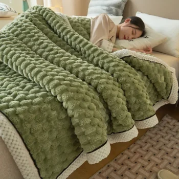 Fluffy Plush Throw Blanket